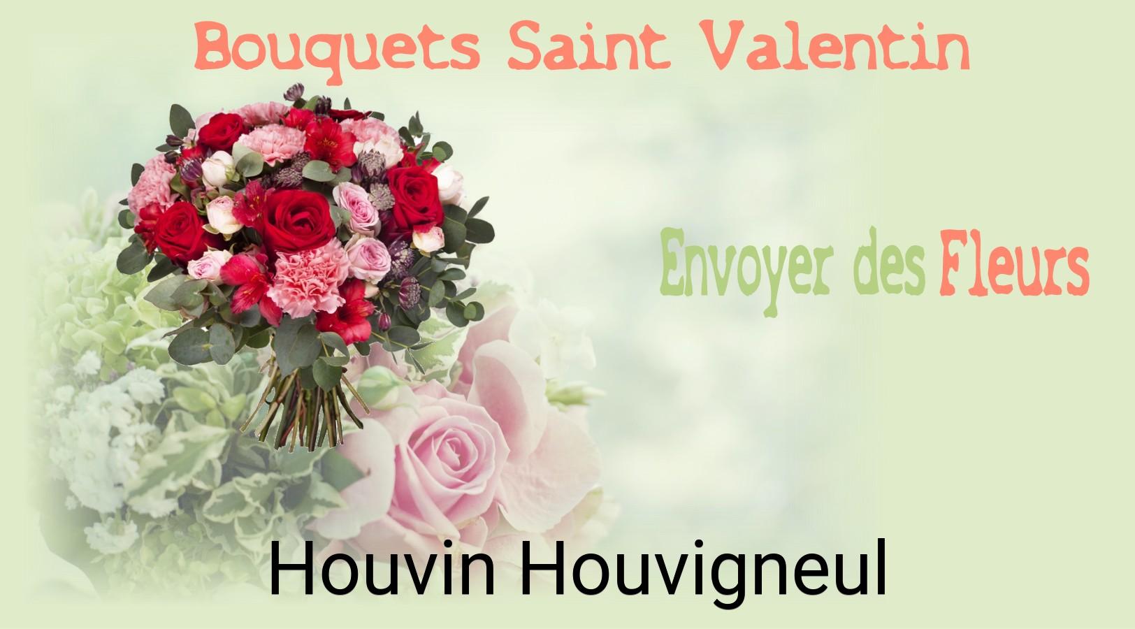 Roses de Saint-Valentin livrées à Houvin-Houvigneul